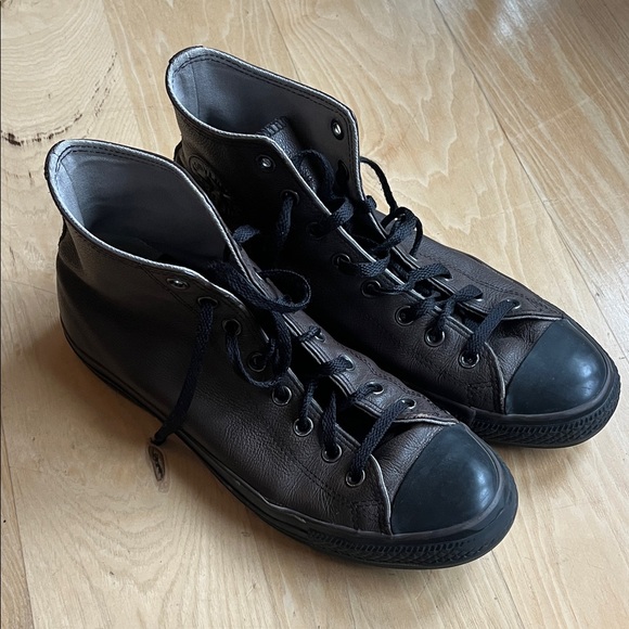 Converse Men's Dark Brown High-Top Sneakers - Picture 6 of 6